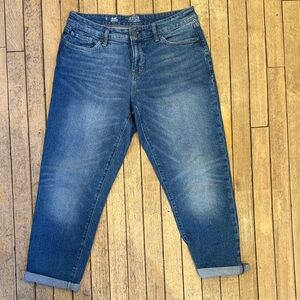 a.n.a Classic Blue Cropped Jeans